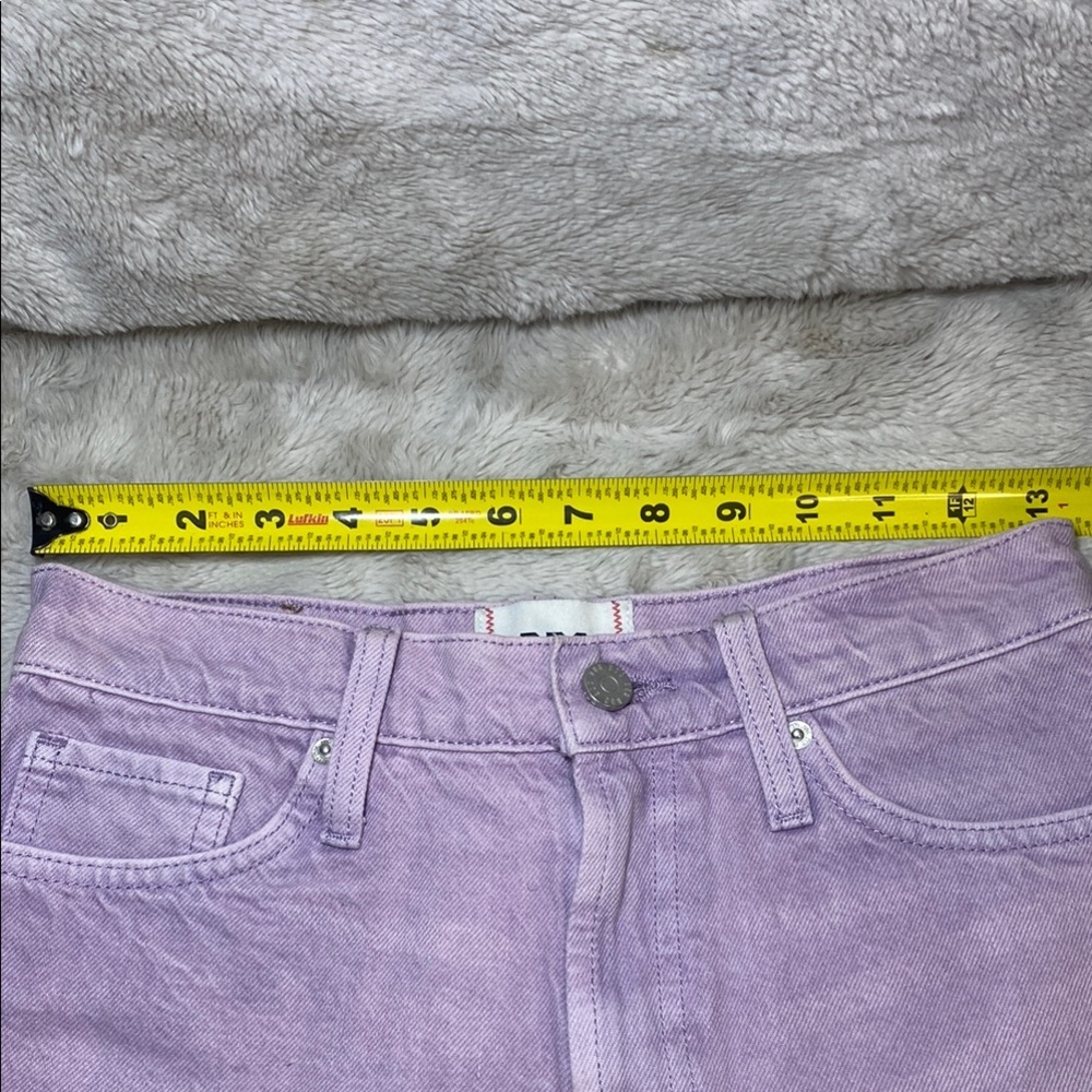 BDG Purple High Waist Denim Shorts Frayed Hem NWNT - Picture 5 of 8